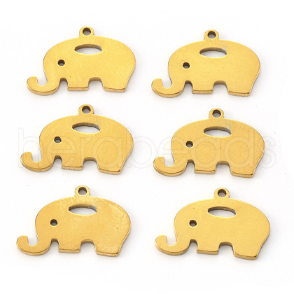 PVD Vacuum Plating 304 Stainless Steel Pendants X-STAS-N092-54G-1