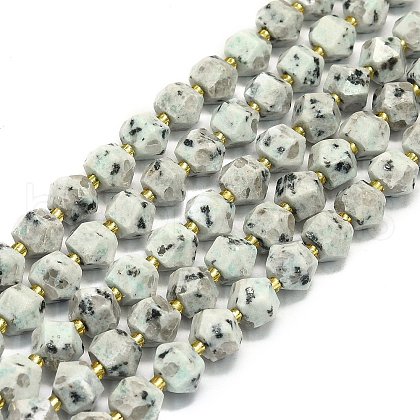 Natural Sesame Jasper Beads Strands G-I376-A52-01-1