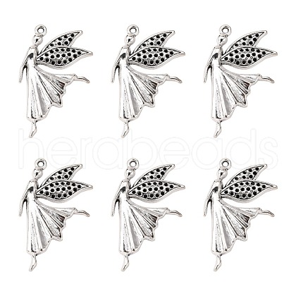 Tibetan Style Alloy Pendants TIBEP-12940-AS-LF-1