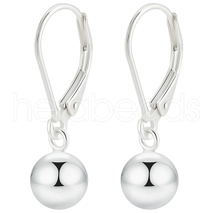 Beebeecraft 1Set 925 Sterling Silver Leverback Earrings Findings FIND-BBC0015-89-1