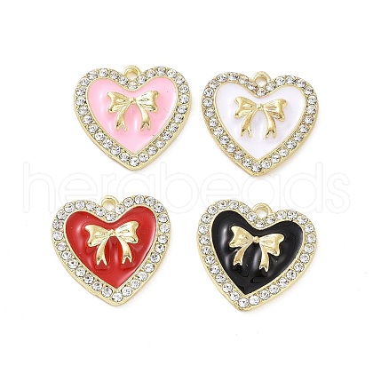 Alloy Enamel Pendants PALLOY-D011-09LG-1