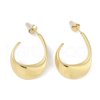 304 Stainless Steel Stud Earrings EJEW-C105-10G-1