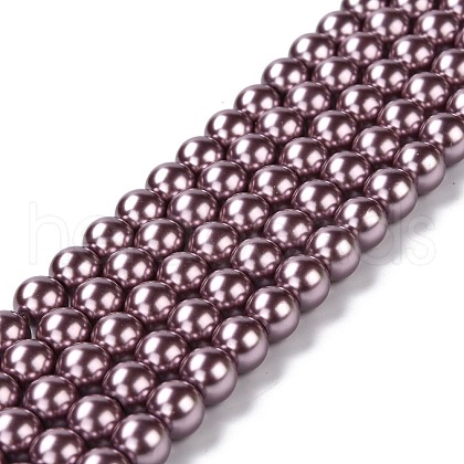 Eco-Friendly Grade A Glass Pearl Beads HY-J002-8mm-HX023-1