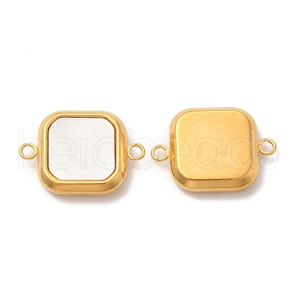 PVD Vacuum Plating 304 Stainless Steel Connector Charms STAS-A079-07G-03-1