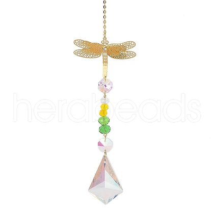 Hollow Alloy Hanging Ornaments HJEW-Q012-05C-1
