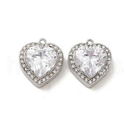 304 Stainless Steel Pendants STAS-L022-081P-03-1