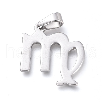 Non-Tarnish 304 Stainless Steel Pendants STAS-L210-06E-P-1