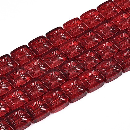 Transparent Glass Beads Strands GLAA-N012-01B-1