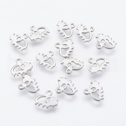 Tarnish Resistant 304 Stainless Steel Charms STAS-K150-06P-1
