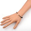 Gemstone Adjustable Link Bracelets X-BJEW-JB01554-03-3