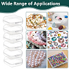 Transparent Plastic Box CON-WH0085-93-6