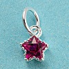 925 Sterling Silver Birthstone Charms STER-G035-01C-01-1