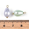 Pearlized Glass Pearl Pendants STAS-N110-16G-3