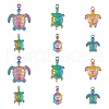 DICOSMETIC 24Pcs 6 Style Alloy & Stainless Steel Pendants STAS-DC0014-71-1