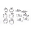 Tibetan Style Alloy Toggle Clasps X-LF10797Y-2