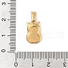 PVD Vacuum Plating 304 Stainless Steel Pendants STAS-R232-10A-G-3