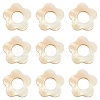 30Pcs Natural Freshwater Shell Beads Frames SHEL-CJ0001-27-3