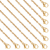  10Pcs 304 Stainless Steel Cable Chain Necklace Making NJEW-NB0001-11-1