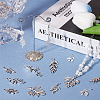 SUNNYCLUE 40Pcs 10 Colors Tibetan Style Alloy Pendants FIND-SC0010-73-4