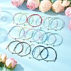 17Pcs Waxed Polyester Cord Bracelets for Men Women BJEW-JB11787-1
