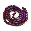 Baking Painted Glass Beads Strands DGLA-N008-10mm-04-3