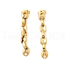 304 Stainless Steel Stud Earrings for Women EJEW-A129-04G-2