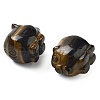 Natural Tiger Eye Carved Figurines DJEW-L023-C09-2