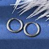 Tarnish Resistant 202 Stainless Steel Huggie Hoop Earrings EJEW-F111A-17mm-P-4