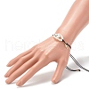 Adjustable Nylon Thread Braided Bead Bracelets BJEW-JB06262-03-4