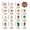 Biyun 60Pcs 15 Style Alloy Enamel Pendants FIND-BY0001-14-2