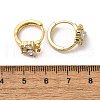 Butterfly Brass Hoop Earrings EJEW-S256-04B-G-5
