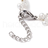 Imitated Pearl Acrylic & Glass Beaded Bracelets with 304 Stainless Steel Lobster Claw Clasps for Women BJEW-JB10199-02-5