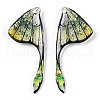 Epoxy Resin Wing Pendants RESI-TAC0021-96C-2
