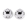 Brass Cufflinks KK-T074-63P-01-NR-1