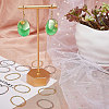 CHGCRAFT 100Pcs 2 Colors Alloy Open Back Bezel Pendants FIND-CA0008-62-5