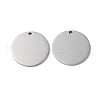 Non-Tarnish 304 Stainless Steel Pendants STAS-Q308-09R-P-1