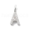 925 Sterling Silver with Cubic Zirconia Charms STER-Q004-01A-S-1
