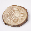 Undyed Unfinished Wooden Cabochons WOOD-T011-22-2