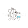 BENECREAT 1Pc Sterling Silver Ring Components STER-BC0002-54-7