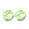 Mocha Fluorescent Style Glass Rhinestone Cabochons GGLA-M005-01A-214MK-3