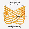 304 Stainless Steel Cuff Bangles for Women CO0249-2-5