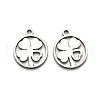 316 Surgical Stainless Steel Charms STAS-H190-14P-04-1