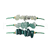 3Pcs 3 Styles Gemstone Braided Bead Bracelets BJEW-JB11146-04-1