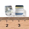 Two Tone Transparent Glass Beads X1-GLAA-NH0001-03G-3