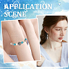 SUNNYCLUE 80Pcs 8 Styles Tibetan Style Alloy Beads TIBEB-SC0001-37-5