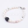 Freshwater Pearl Bracelets BJEW-JB03319-2