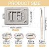 Plastic Flocked Bead Design Boards ODIS-YW0001-05-2
