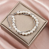 Mother's Day Jewellery Adjustable Shell Pearl Beaded Bracelets BJEW-L692-009P-2