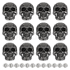 ANATTASOUL 12Sets Alloy Solid Screw Rivets FIND-AN0001-15-1