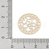 Long-Lasting Plated Brass Connector Charms KK-K366-42KCG-3